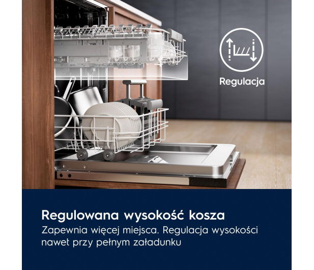 Zmywarka ELECTROLUX E62LB201S 60cm, 14kpl, QuickSelect 2.0, satelitarne 360Clean® ; Kosze FlexiMax Plus ,3kosz - 1536158 - zdjęcie 3